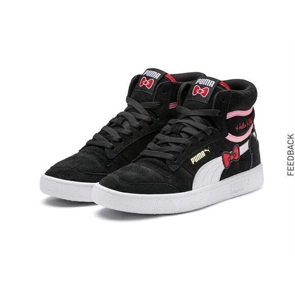 Puma x hello kitty ralph sampson womens mid sneakers sz 7 - Picture 2 of 12